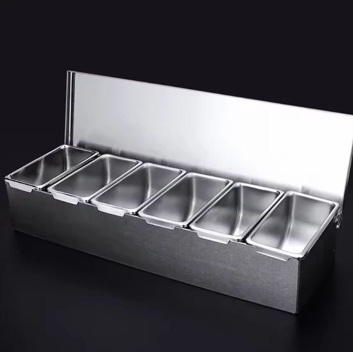 Bac à Condiments Inox